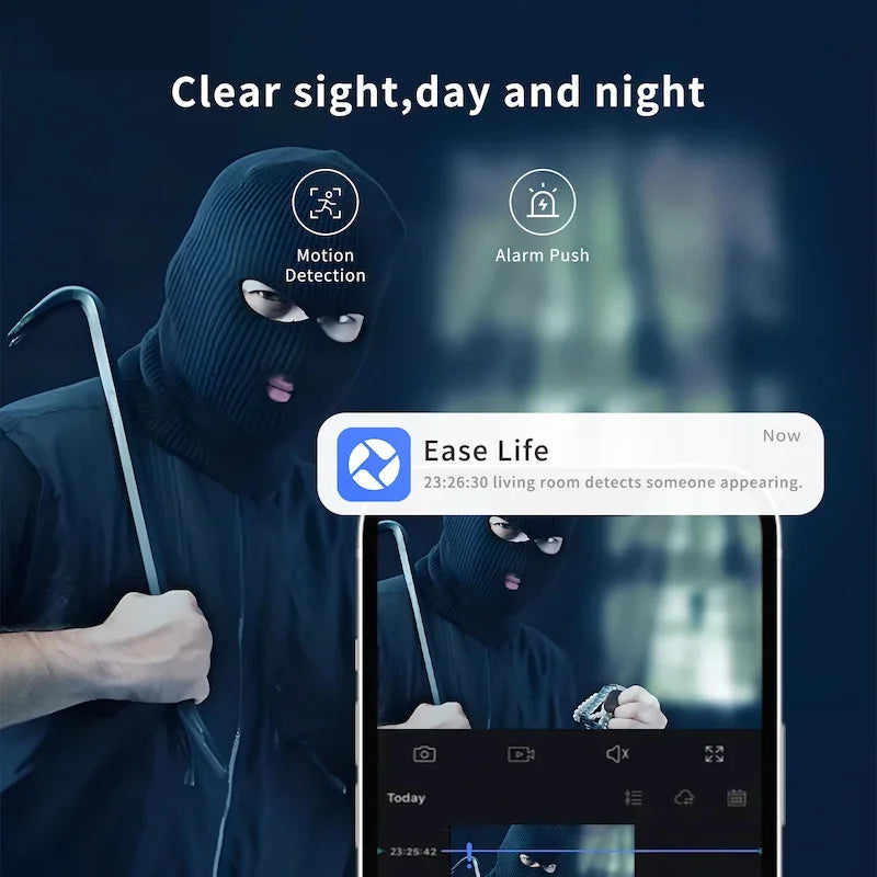 BoyKeep 1080P Indoor Security Camera With App And Motion Detection
