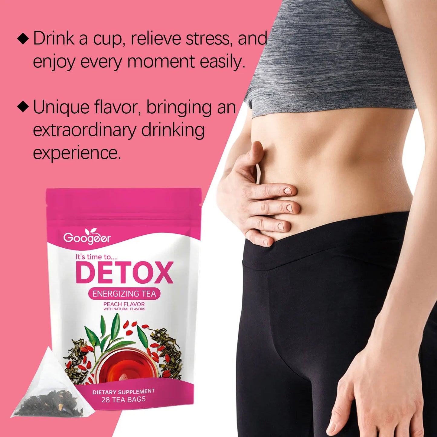 Googeer Herbal Detox Tea For Abdomen And Weight Loss