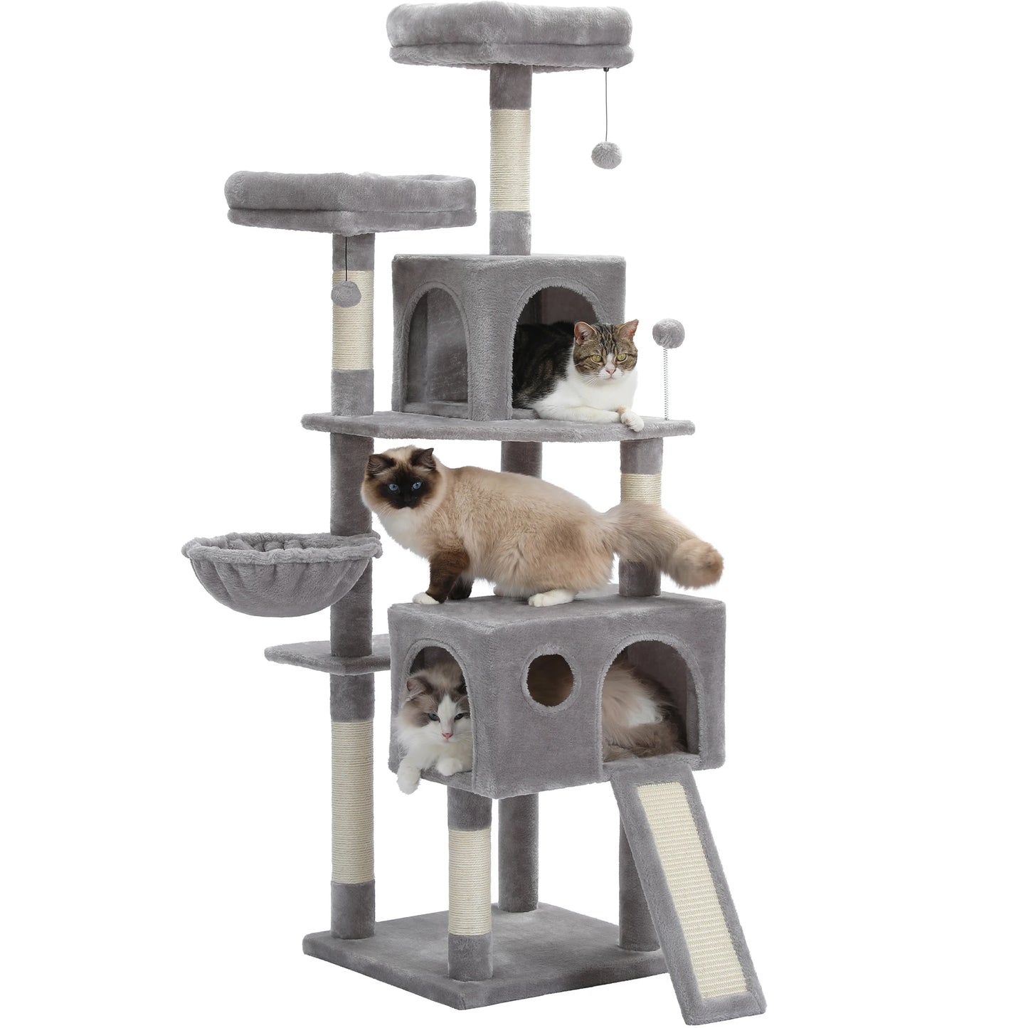 PAWZ Road Multi-Level Cat Tree Tower With Scratching Post