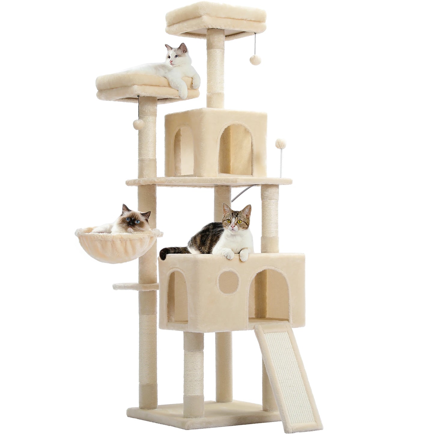 PAWZ Road Multi-Level Cat Tree Tower With Scratching Post