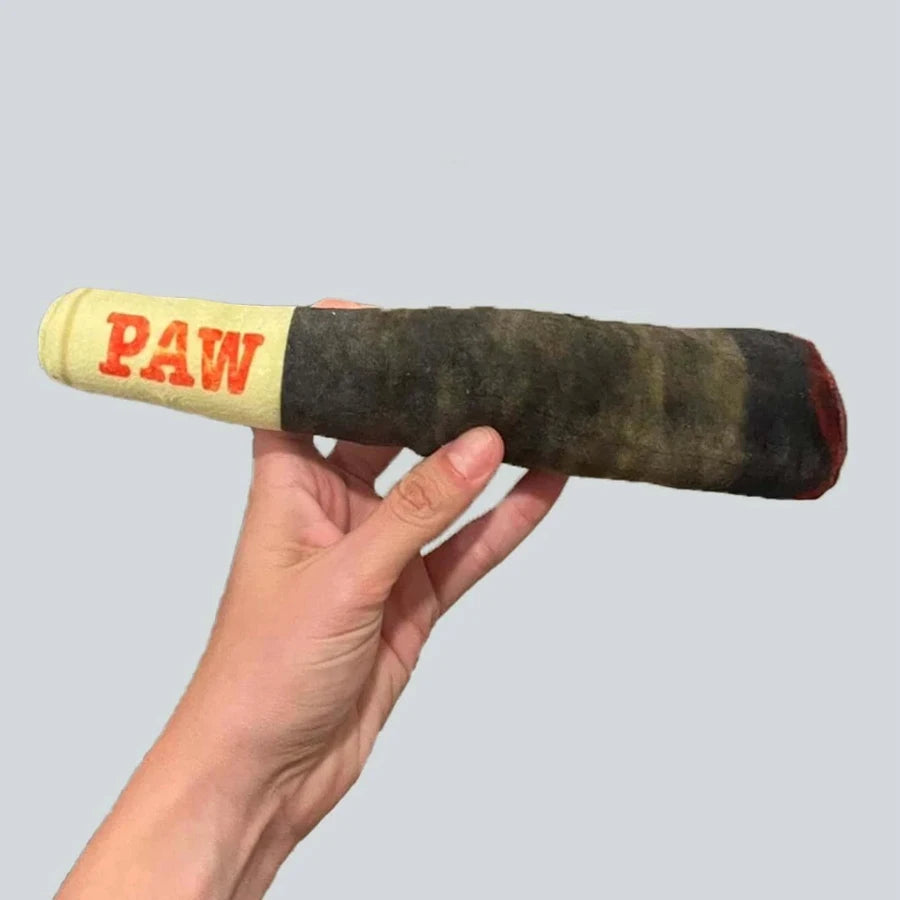 Funny Interactive Cigar Design Dog Toy Squeaky Chew