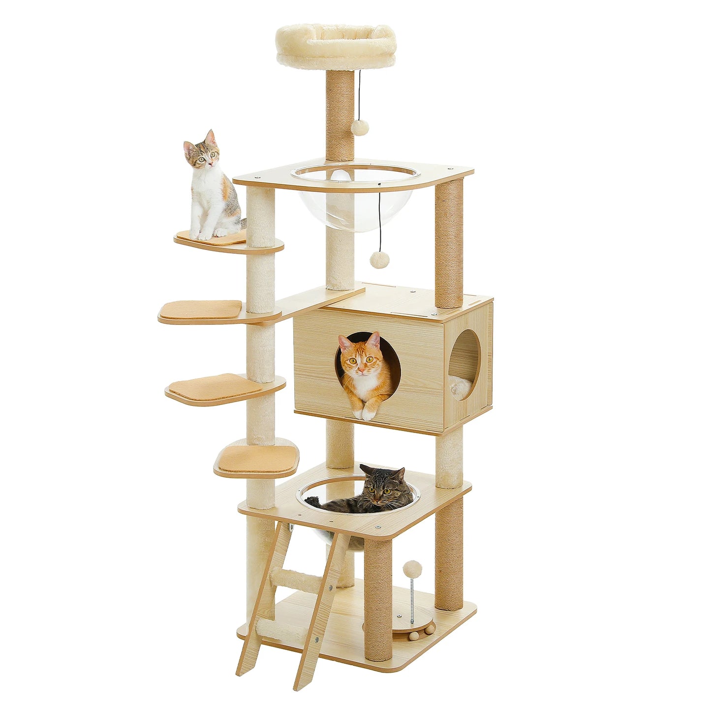 PAWZ Road Multi Level Cat Tree With Scratching Posts