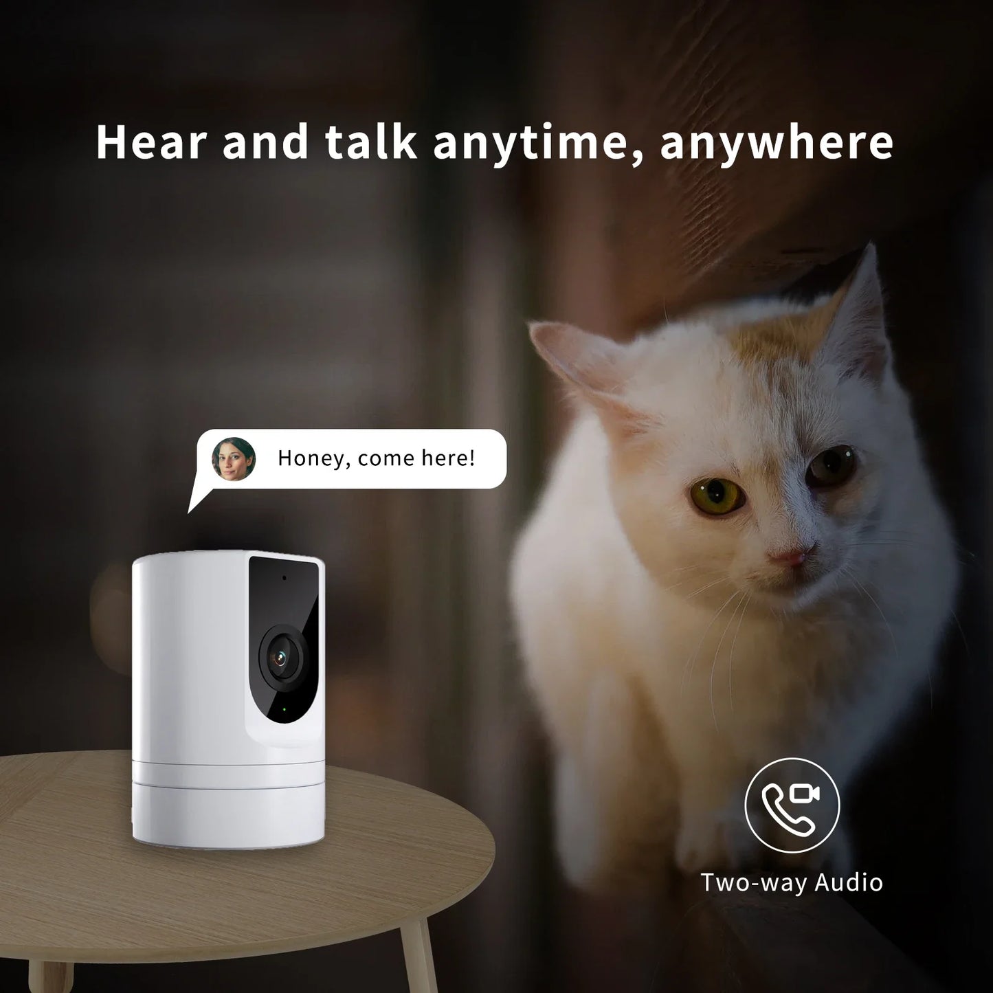 BoyKeep 1080P Indoor Security Camera With App And Motion Detection
