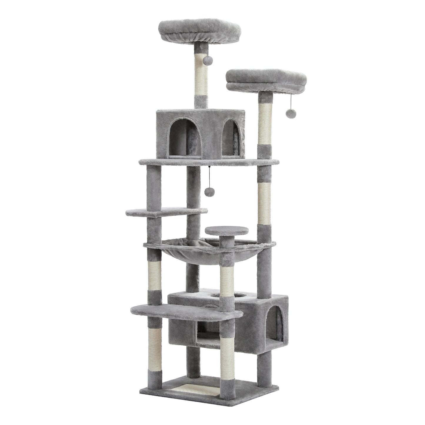 PAWZ Road Tall Cat Tree Multi-Level Condo With Scratching Posts