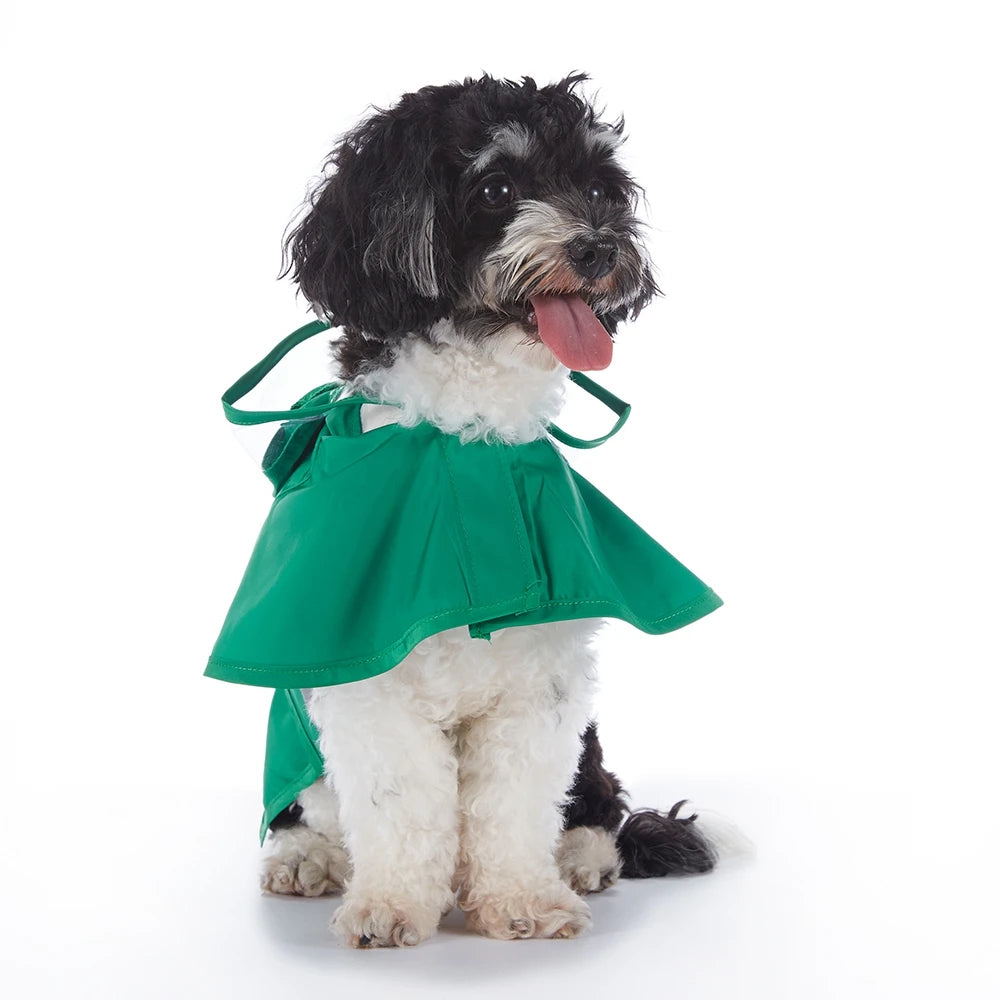 Reflective Waterproof Dog Raincoat With Hooded Style For Pets