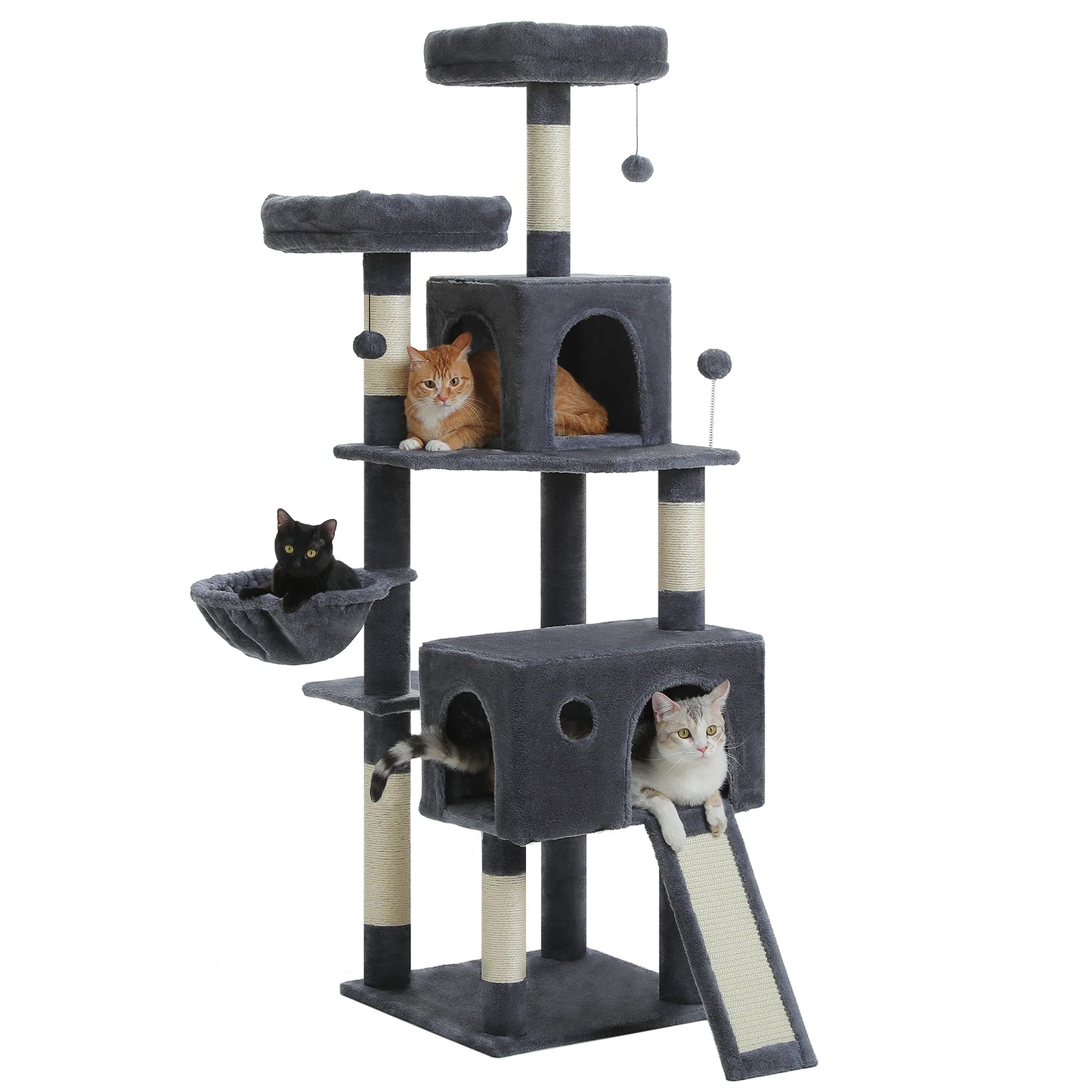 PAWZ Road Multi-Level Cat Tree Tower With Scratching Post