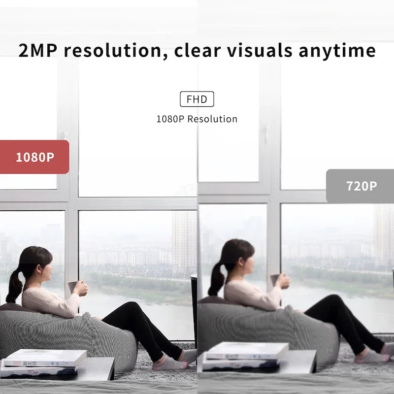 BoyKeep 1080P Indoor Security Camera With App And Motion Detection